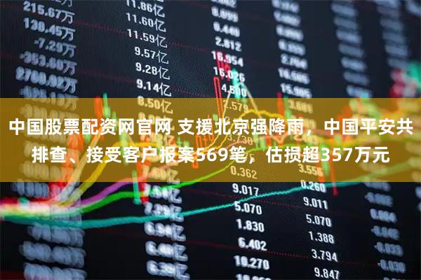 中国股票配资网官网 支援北京强降雨,中国平安共排查、接受客户报案569笔,估损超357万元